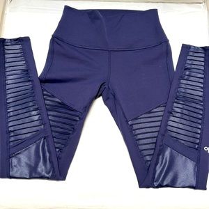 ALO- High-Waist Moto Legging.